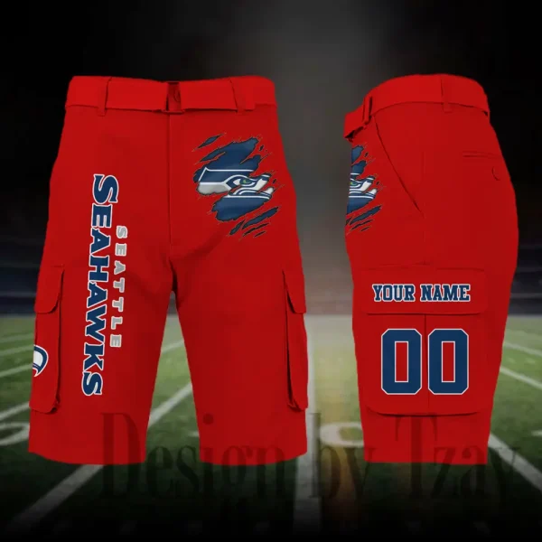Seattle Seahawks Outdoor Sport Pants For Men (Belt Not Included) SPTOSP061