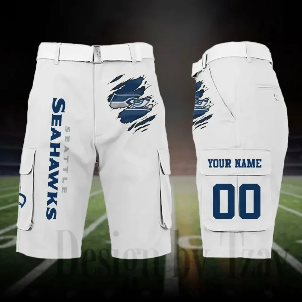 Seattle Seahawks Outdoor Sport Pants For Men (Belt Not Included) SPTOSP061 - Image 3