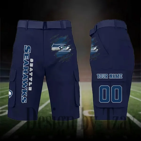 Seattle Seahawks Outdoor Sport Pants For Men (Belt Not Included) SPTOSP061 - Image 4