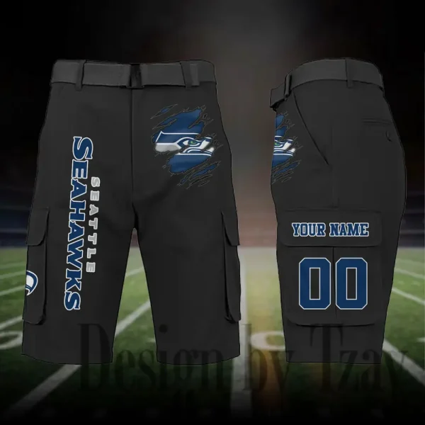 Seattle Seahawks Outdoor Sport Pants For Men (Belt Not Included) SPTOSP061 - Image 5