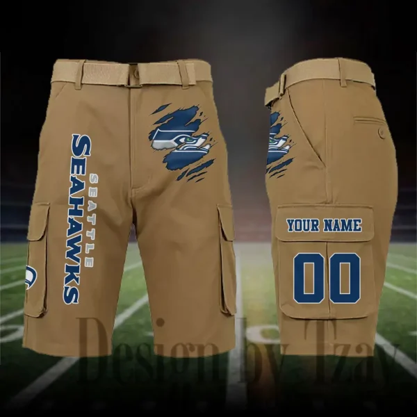 Seattle Seahawks Outdoor Sport Pants For Men (Belt Not Included) SPTOSP061 - Image 7