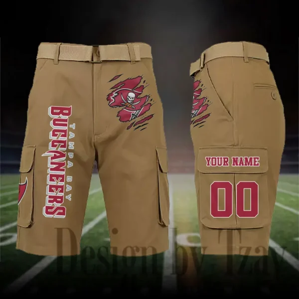 Tampa Bay Buccaneers Outdoor Sport Pants For Men (Belt Not Included) SPTOSP062 - Image 7