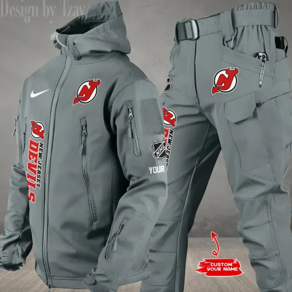 New Jersey Devils NHL Tactical Winter Men's Outdoor Waterproof New 2025 SPTWSMOW241 - Image 3