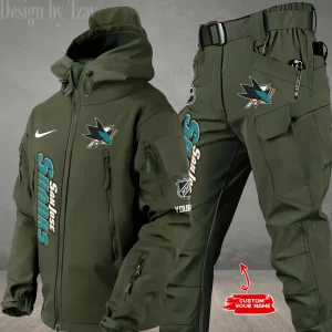 San Jose Sharks NHL Tactical Winter Men's Outdoor Waterproof New 2025 SPTWSMOW247