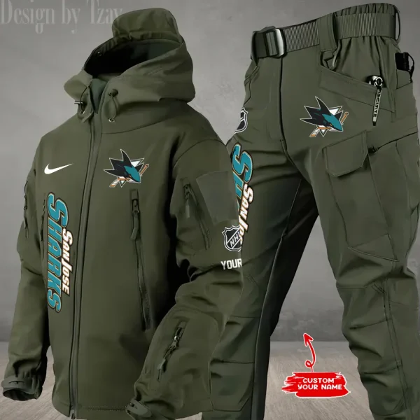 San Jose Sharks NHL Tactical Winter Men's Outdoor Waterproof New 2025 SPTWSMOW247