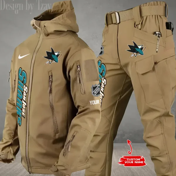 San Jose Sharks NHL Tactical Winter Men's Outdoor Waterproof New 2025 SPTWSMOW247 - Image 3