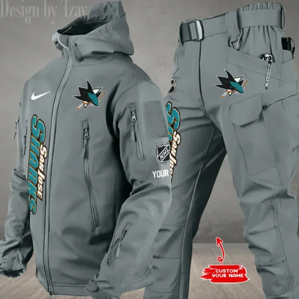 San Jose Sharks NHL Tactical Winter Men's Outdoor Waterproof New 2025 SPTWSMOW247 - Image 4