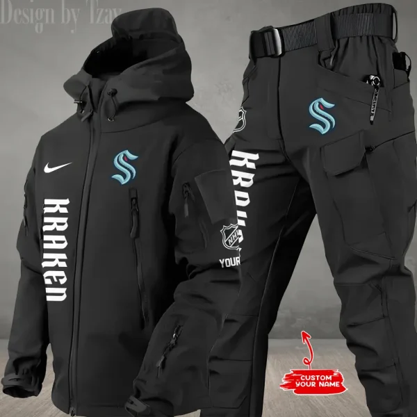 Seattle Kraken NHL Tactical Winter Men's Outdoor Waterproof New 2025 SPTWSMOW248