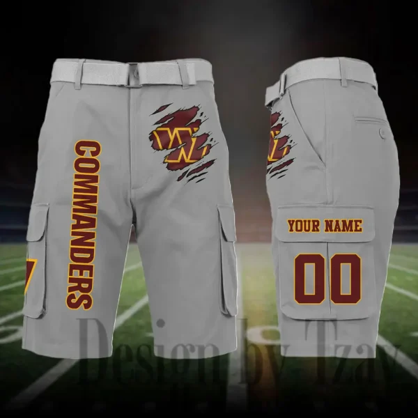 Washington Commanders Outdoor Sport Pants For Men (Belt Not Included) SPTOSP064 - Image 7
