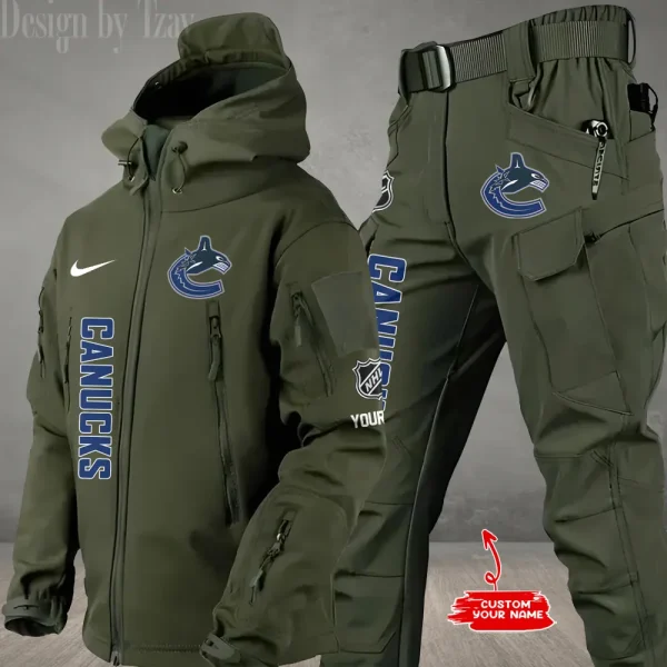 Vancouver Canucks NHL Tactical Winter Men's Outdoor Waterproof New 2025 SPTWSMOW253 - Image 2