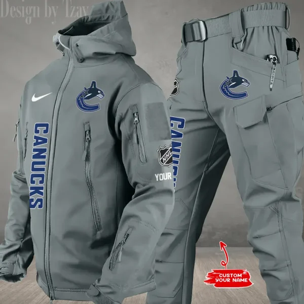 Vancouver Canucks NHL Tactical Winter Men's Outdoor Waterproof New 2025 SPTWSMOW253 - Image 4