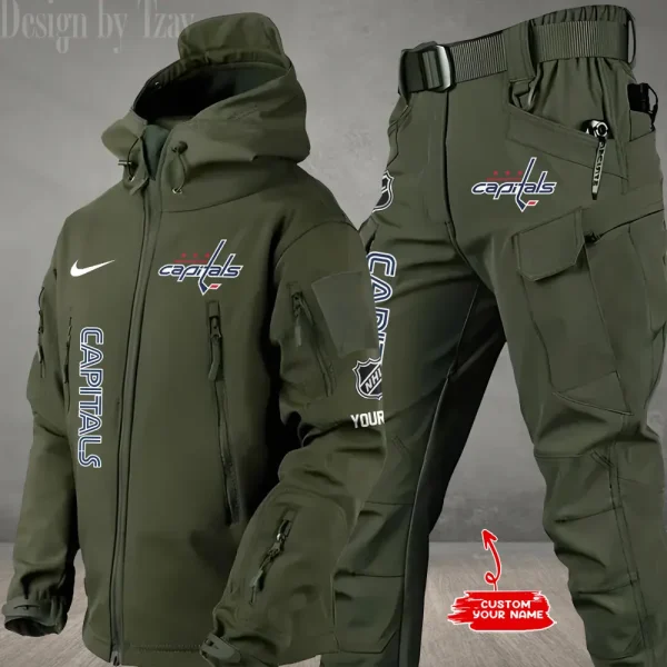 Washington Capitals NHL Tactical Winter Men's Outdoor Waterproof New 2025 SPTWSMOW255