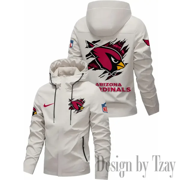 Arizona Cardinals Motorcycle Riding Windbreaker Four Seasons Windproof SPTMRWFSW001 - Image 3