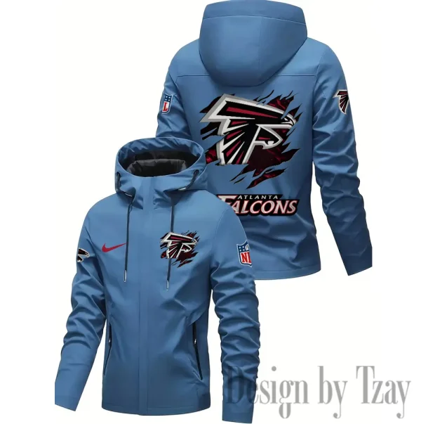 Atlanta Falcons Motorcycle Riding Windbreaker Four Seasons Windproof SPTMRWFSW002