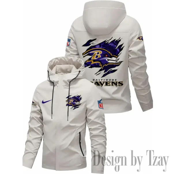 Baltimore Ravens Motorcycle Riding Windbreaker Four Seasons Windproof SPTMRWFSW003 - Image 3