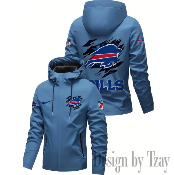 Buffalo Bills Motorcycle Riding Windbreaker Four Seasons Windproof SPTMRWFSW004 - Image 3