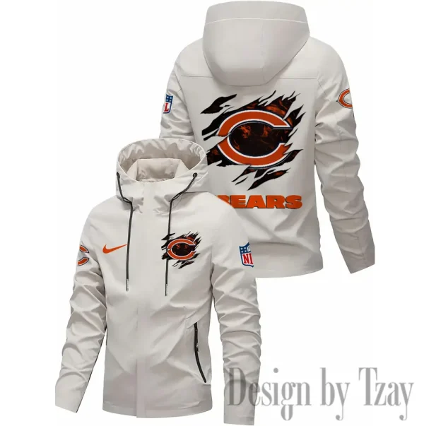 Chicago Bears Motorcycle Riding Windbreaker Four Seasons Windproof SPTMRWFSW006