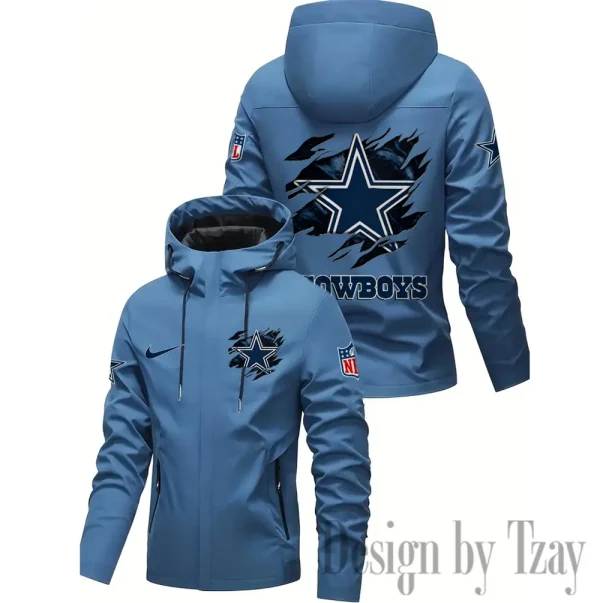 Dallas Cowboys Motorcycle Riding Windbreaker Four Seasons Windproof SPTMRWFSW009 - Image 2