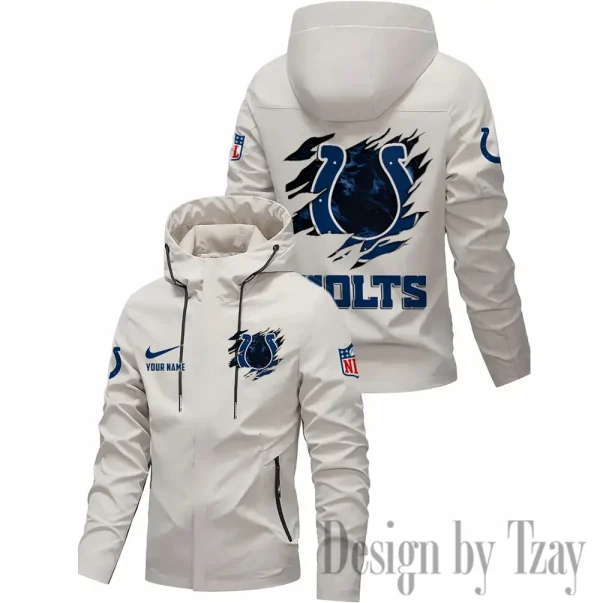 Indianapolis Colts Motorcycle Riding Windbreaker Four Seasons Windproof SPTMRWFSW014 - Image 2