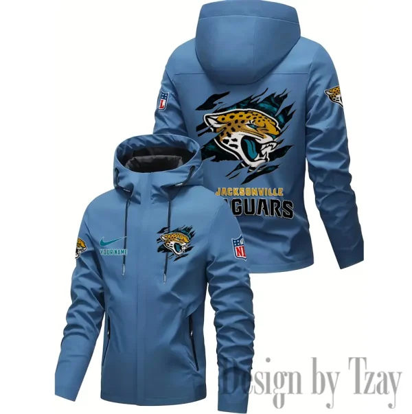 Jacksonville Jaguars Motorcycle Riding Windbreaker Four Seasons Windproof SPTMRWFSW015
