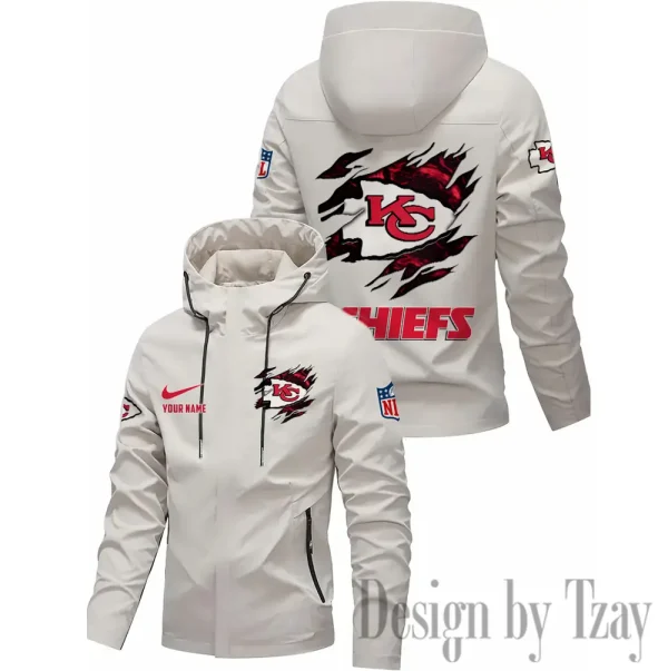 Kansas City Chiefs Motorcycle Riding Windbreaker Four Seasons Windproof SPTMRWFSW016