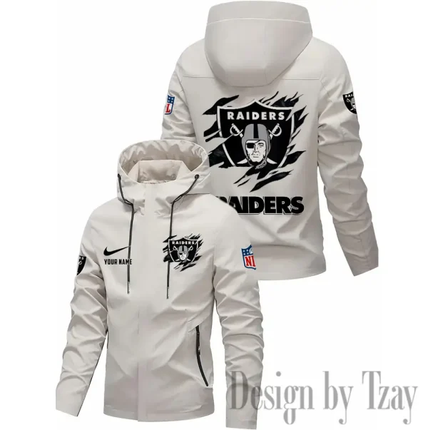 Las Vegas Raiders Motorcycle Riding Windbreaker Four Seasons Windproof SPTMRWFSW017 - Image 2