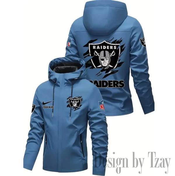 Las Vegas Raiders Motorcycle Riding Windbreaker Four Seasons Windproof SPTMRWFSW017 - Image 3