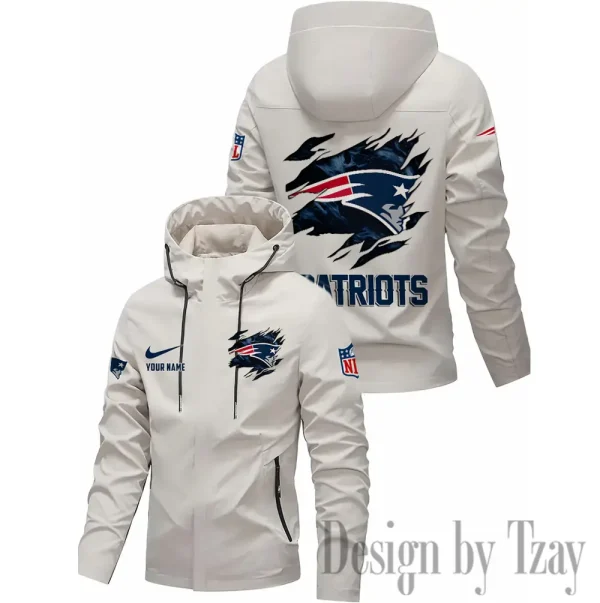 New England Patriots Motorcycle Riding Windbreaker Four Seasons Windproof SPTMRWFSW022 - Image 2