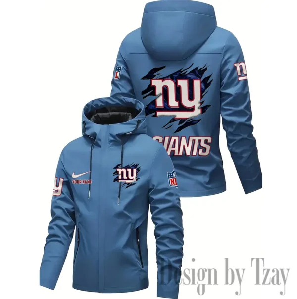 New York Giants Motorcycle Riding Windbreaker Four Seasons Windproof SPTMRWFSW024 - Image 3