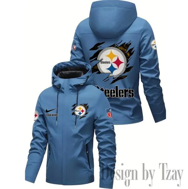 Pittsburgh Steelers Motorcycle Riding Windbreaker Four Seasons Windproof SPTMRWFSW027