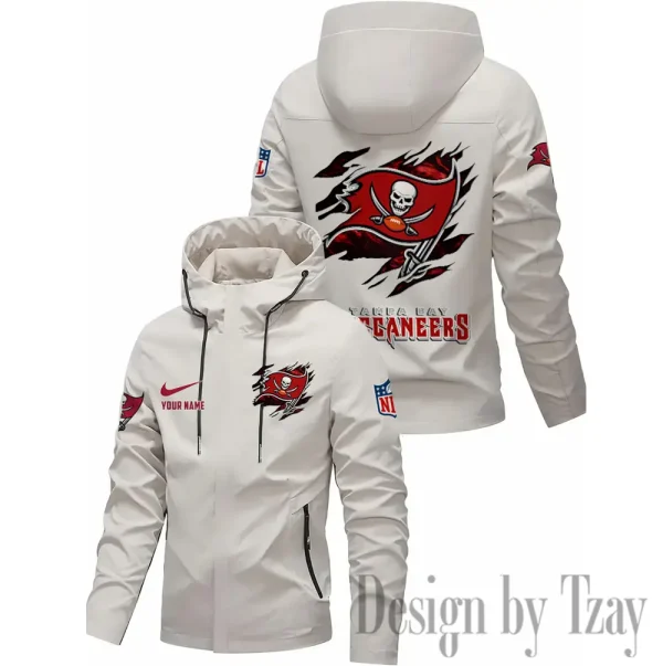 Tampa Bay Buccaneers Motorcycle Riding Windbreaker Four Seasons Windproof SPTMRWFSW030