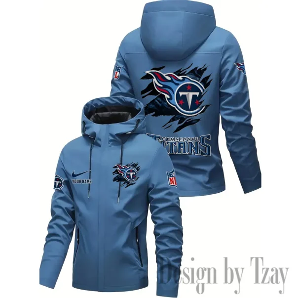 Tennessee Titans Motorcycle Riding Windbreaker Four Seasons Windproof SPTMRWFSW031 - Image 3
