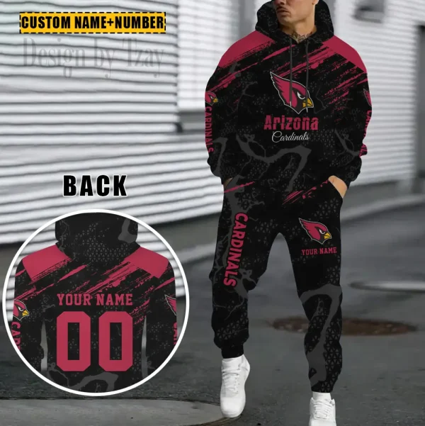 Arizona Cardinals Combo Hoodie And Sweatpants Gift For Fan AZHD1050
