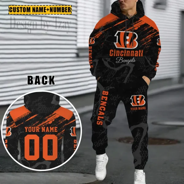 Cincinnati Bengals Combo Hoodie And Sweatpants Gift For Fan AZHD1056