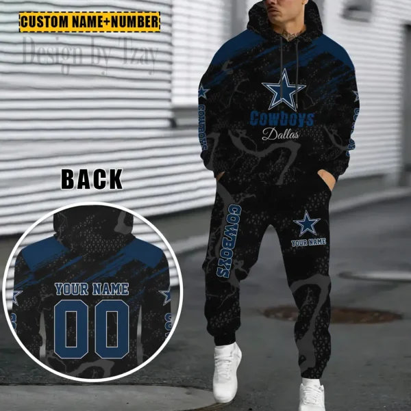 Dallas Cowboys Combo Hoodie And Sweatpants Gift For Fan AZHD1058