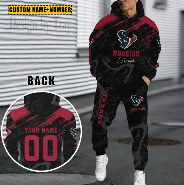 Houston Texans Combo Hoodie And Sweatpants Gift For Fan AZHD1062