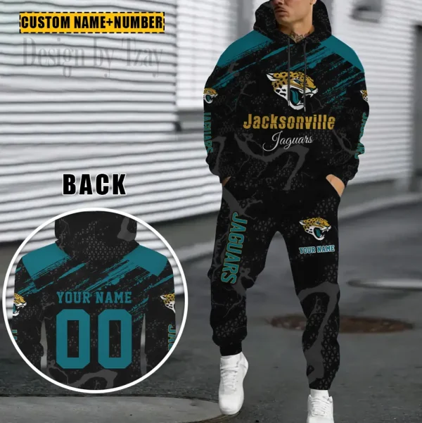 Jacksonville Jaguars Combo Hoodie And Sweatpants Gift For Fan AZHD1064