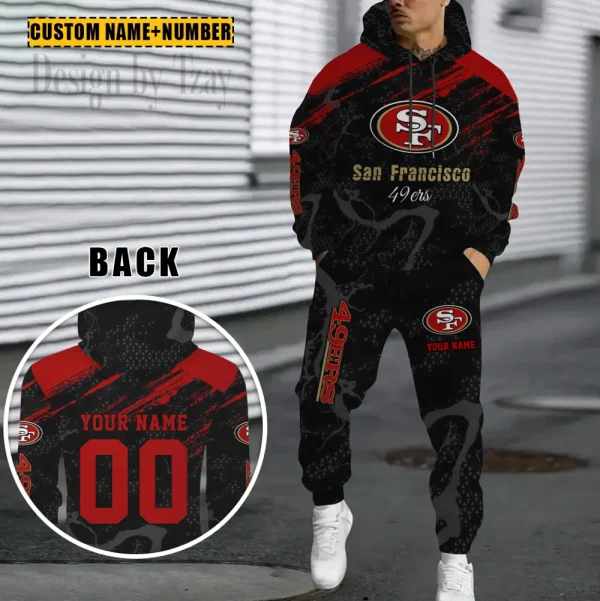 San Francisco 49ers Combo Hoodie And Sweatpants Gift For Fan AZHD1077