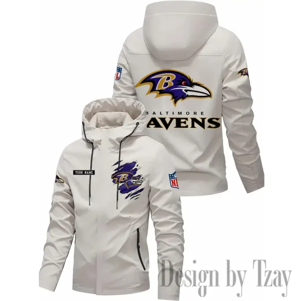 Baltimore Ravens Motorcycle Riding Windbreaker Four Seasons Windproof SPTMRWFSW035 - Image 2