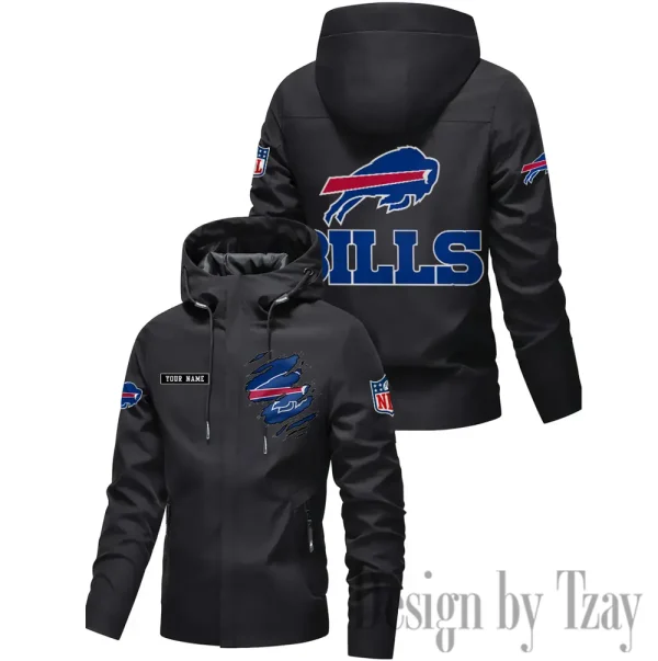 Buffalo Bills Motorcycle Riding Windbreaker Four Seasons Windproof SPTMRWFSW036