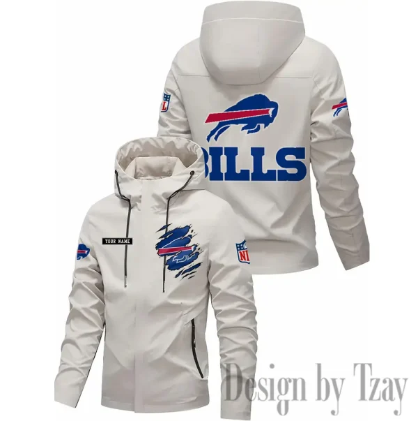 Buffalo Bills Motorcycle Riding Windbreaker Four Seasons Windproof SPTMRWFSW036 - Image 2