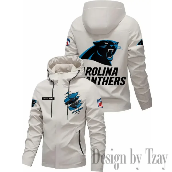 Carolina Panthers Motorcycle Riding Windbreaker Four Seasons Windproof SPTMRWFSW037 - Image 2