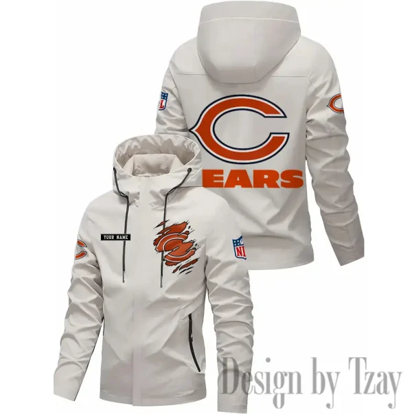 Chicago Bears Motorcycle Riding Windbreaker Four Seasons Windproof SPTMRWFSW038 - Image 3