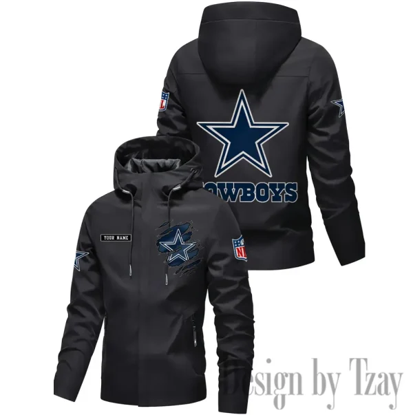 Dallas Cowboys Motorcycle Riding Windbreaker Four Seasons Windproof SPTMRWFSW041 - Image 3