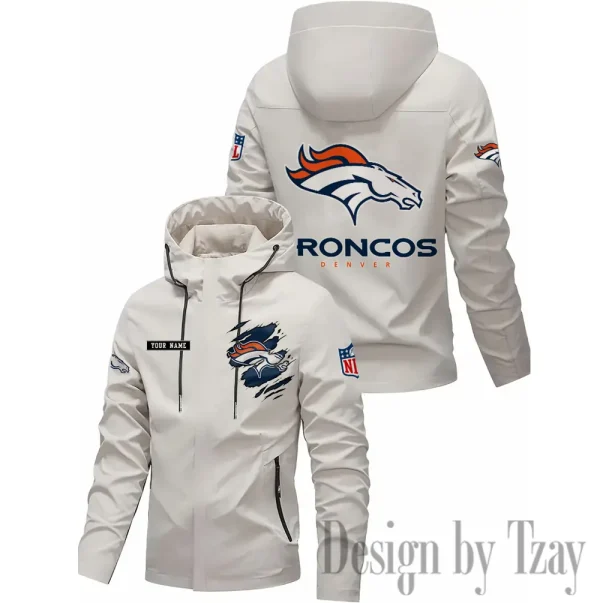 Denver Broncos Motorcycle Riding Windbreaker Four Seasons Windproof SPTMRWFSW042 - Image 2
