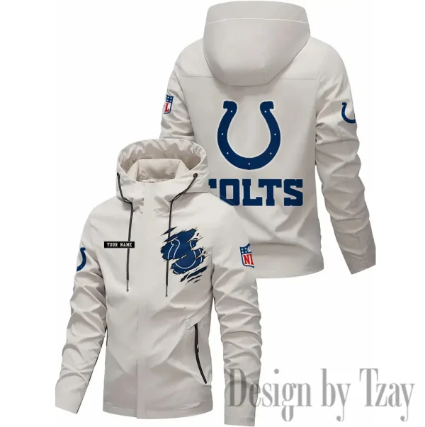 Indianapolis Colts Motorcycle Riding Windbreaker Four Seasons Windproof SPTMRWFSW046