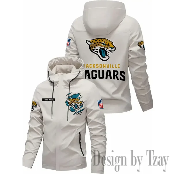 Jacksonville Jaguars Motorcycle Riding Windbreaker Four Seasons Windproof SPTMRWFSW047