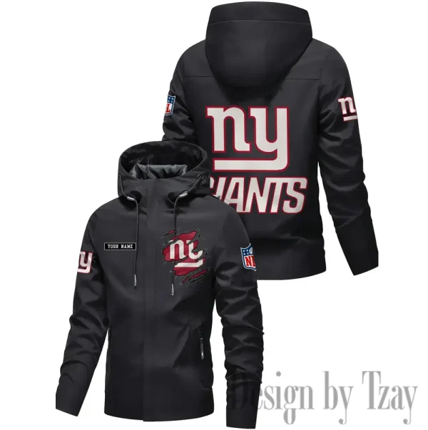 New York Giants Motorcycle Riding Windbreaker Four Seasons Windproof SPTMRWFSW056 - Image 2