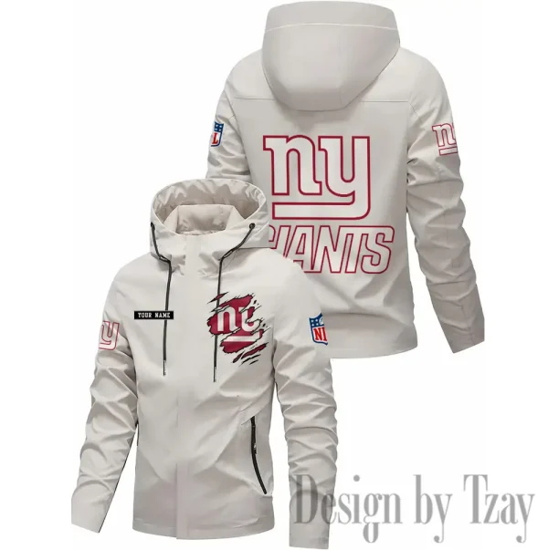 New York Giants Motorcycle Riding Windbreaker Four Seasons Windproof SPTMRWFSW056 - Image 3