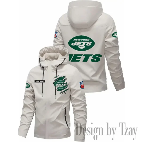 New York Jets Motorcycle Riding Windbreaker Four Seasons Windproof SPTMRWFSW057 - Image 2